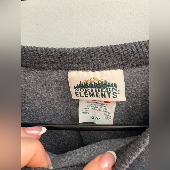 VINTAGE- NORTHERN ELEMENTS CREWNECK- MENS- XL - Picture 3 of 5